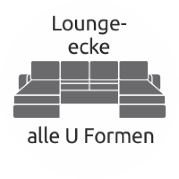 Polsterreinigung Loungeecke (U-Form)